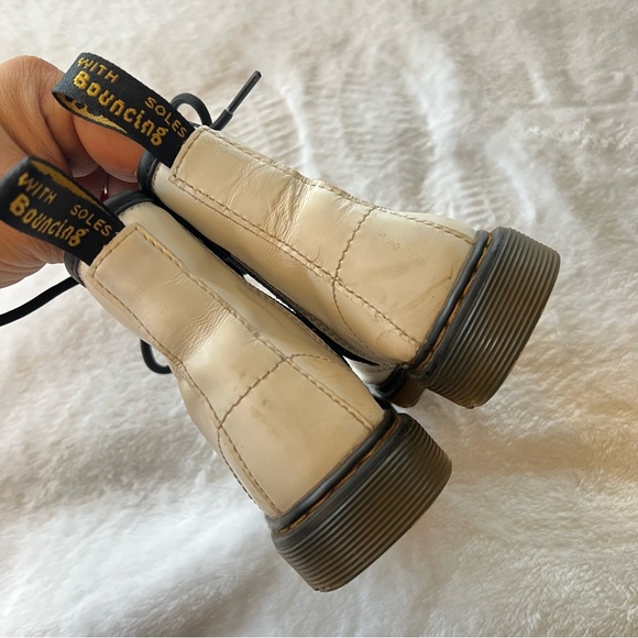 Dr. Martens 1460 8-Eye Boots in White - Picture 4 of 8